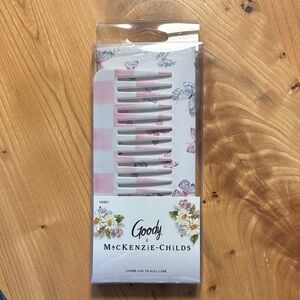Goody x MacKenzie-Childs Pink and White Hair Comb